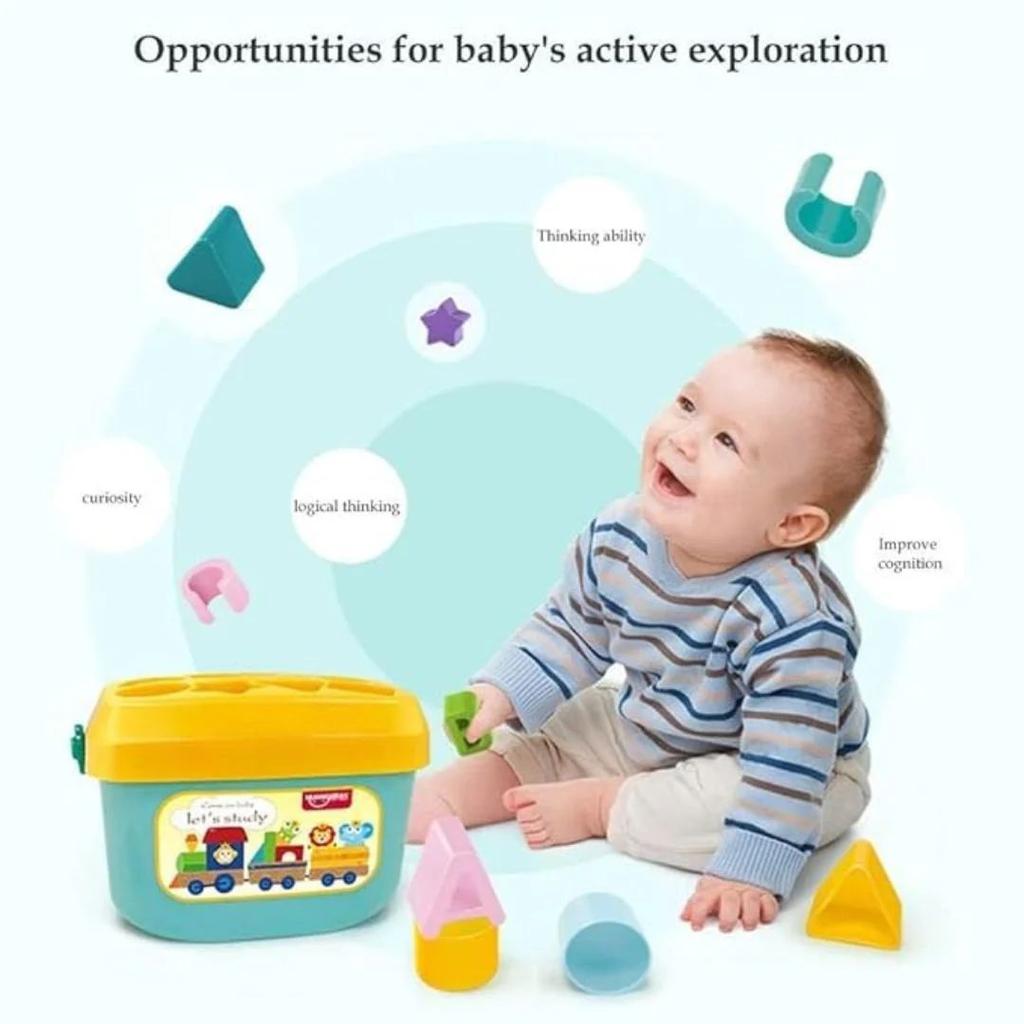 Baby First Blocks – Shape n Alphabet Sorter Toy for Kids 6 Months+ — photo 6