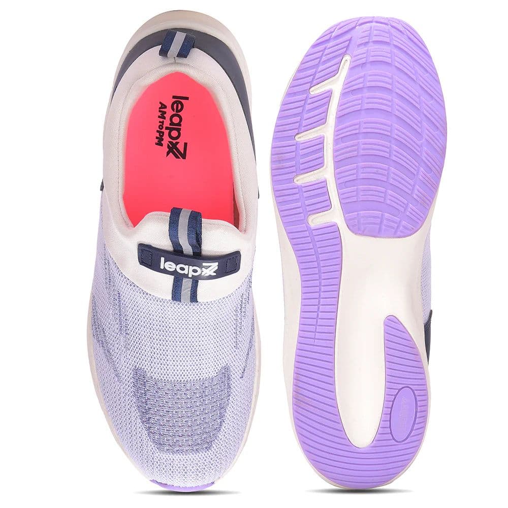 LEAP7X STARLINE-E Voilet Sports Non lacing Walking shoes for Women by Liberty — photo 5