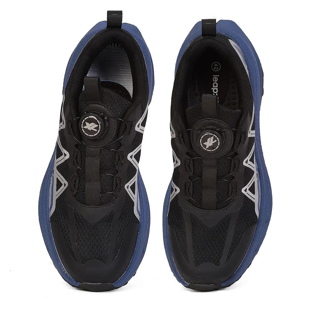 Leap7X ZQ-WFMN-44 Men's Black Slip-On Sports Shoes - TWIST & GO with Ortholite Insole — photo 7