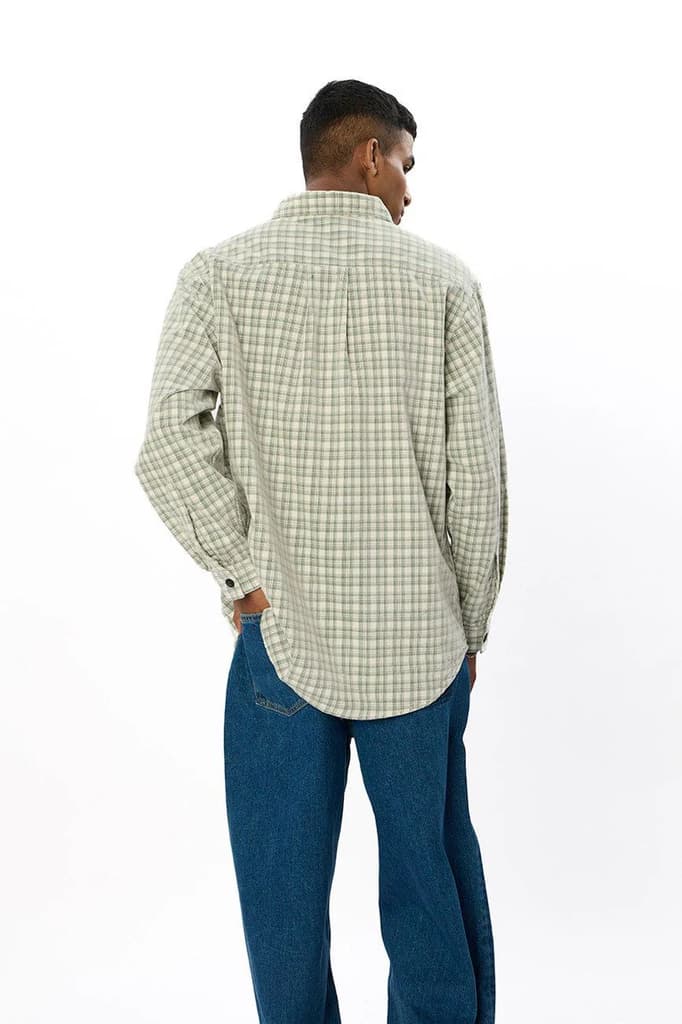 Check Corduroy Shirt 008 // regular fit — photo 8