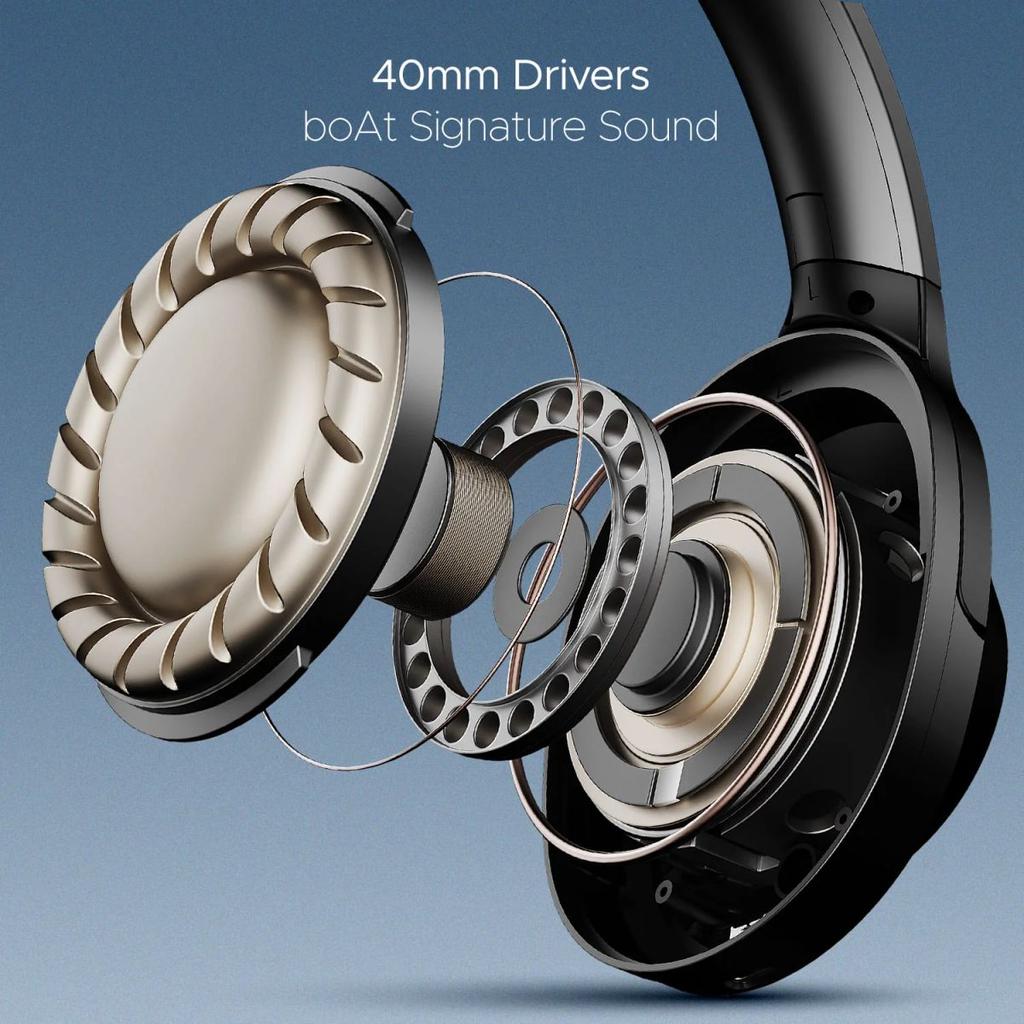 boAt Nirvana 751 ANC | Wireless Headphone with 40 mm drivers, 65 Hours (54 Hours with ANC), Type C, Dual Compatibility — photo 7
