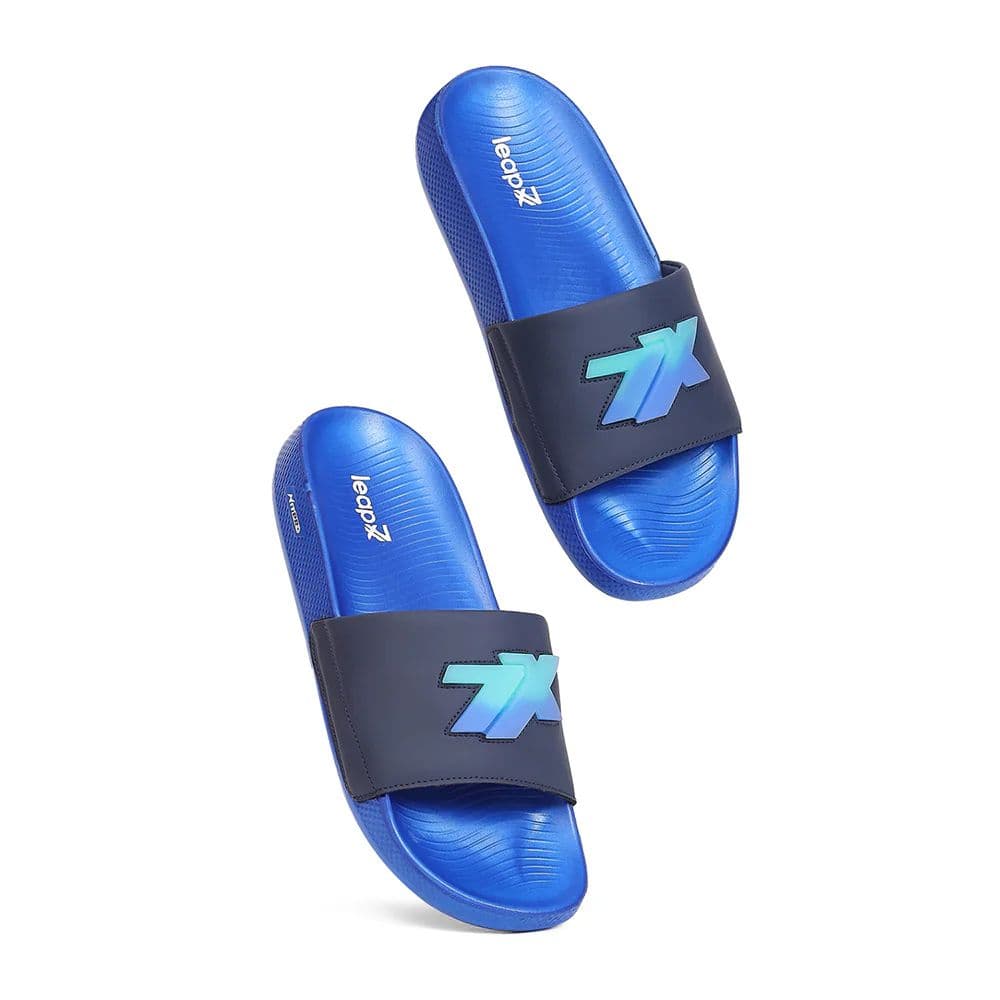 Leap7X NITWALK-30 Men's Navy Blue Slides - Lightweight Nitro Sole with Molded EVA Comfort — photo 7