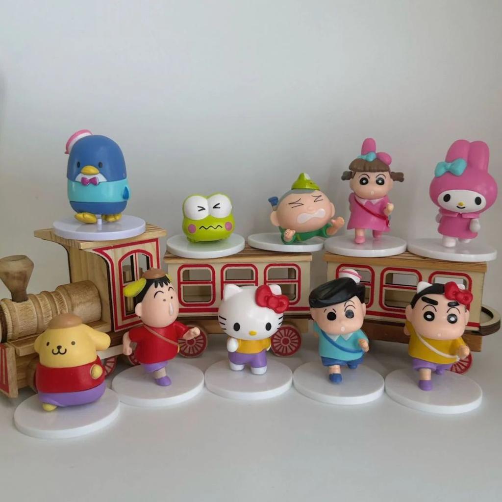 Chibi Charm Twins – Shinchan x Sanrio BFF Mini Figures (Pack of 2) — photo 2
