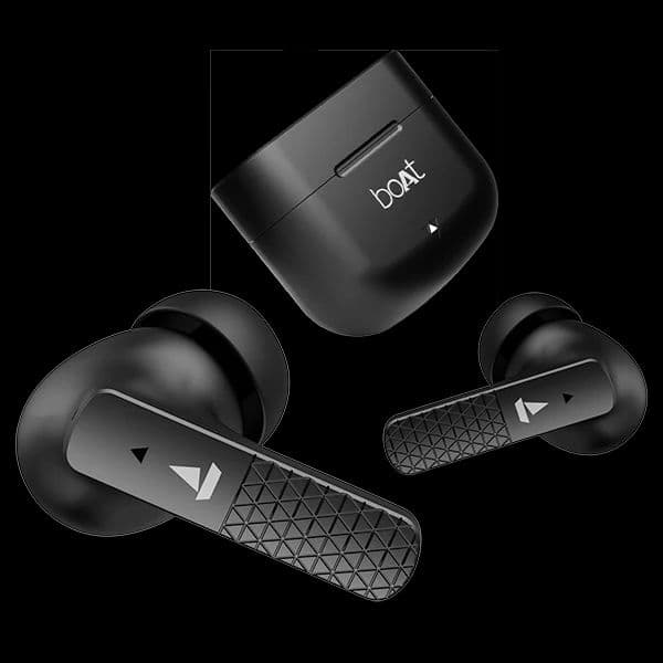 boAt Airdopes 91 | Wireless Earbuds with 45 Hours Playback, BEAST™ Mode, ASAP™ Charge, Dual Mics with ENx™ Technology — Active Black