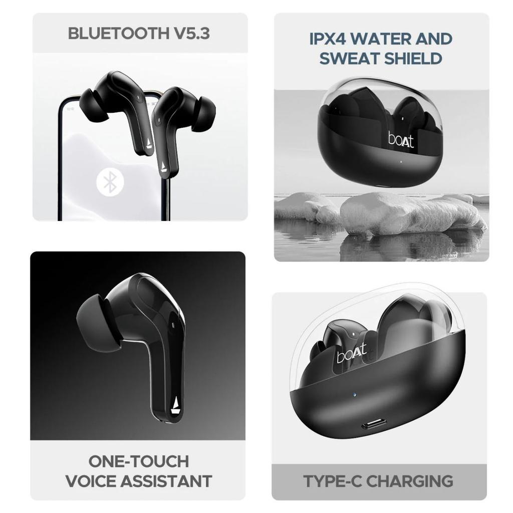 boAt Airdopes 311 PRO | Wireless Earbuds with 50 Hours Playback, Dual Mics with ENx™ Technology, BEAST™ Mode, ASAP™ Charge — photo 9