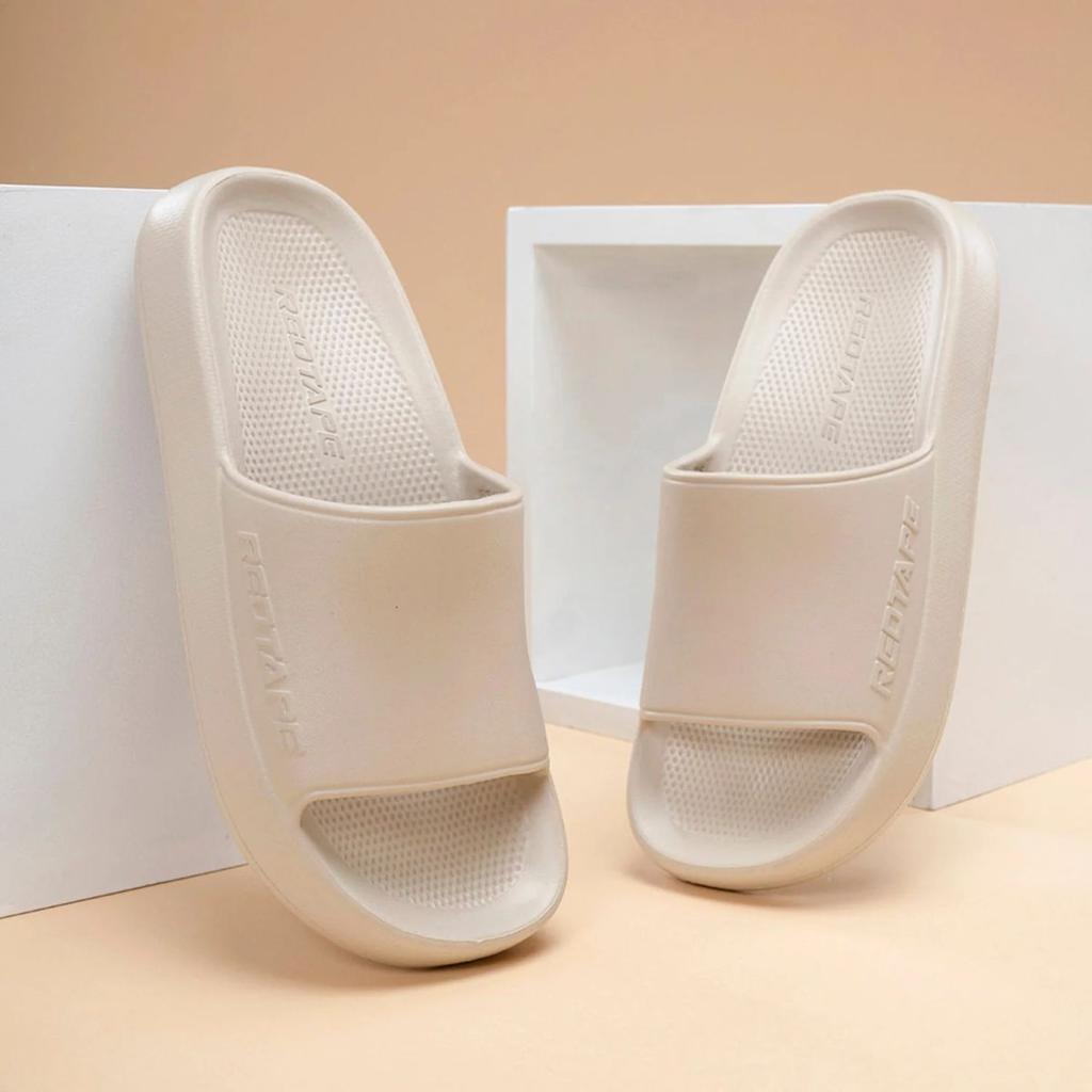 Mens Sliders in Beige | Casual Pool Sliders — photo 6