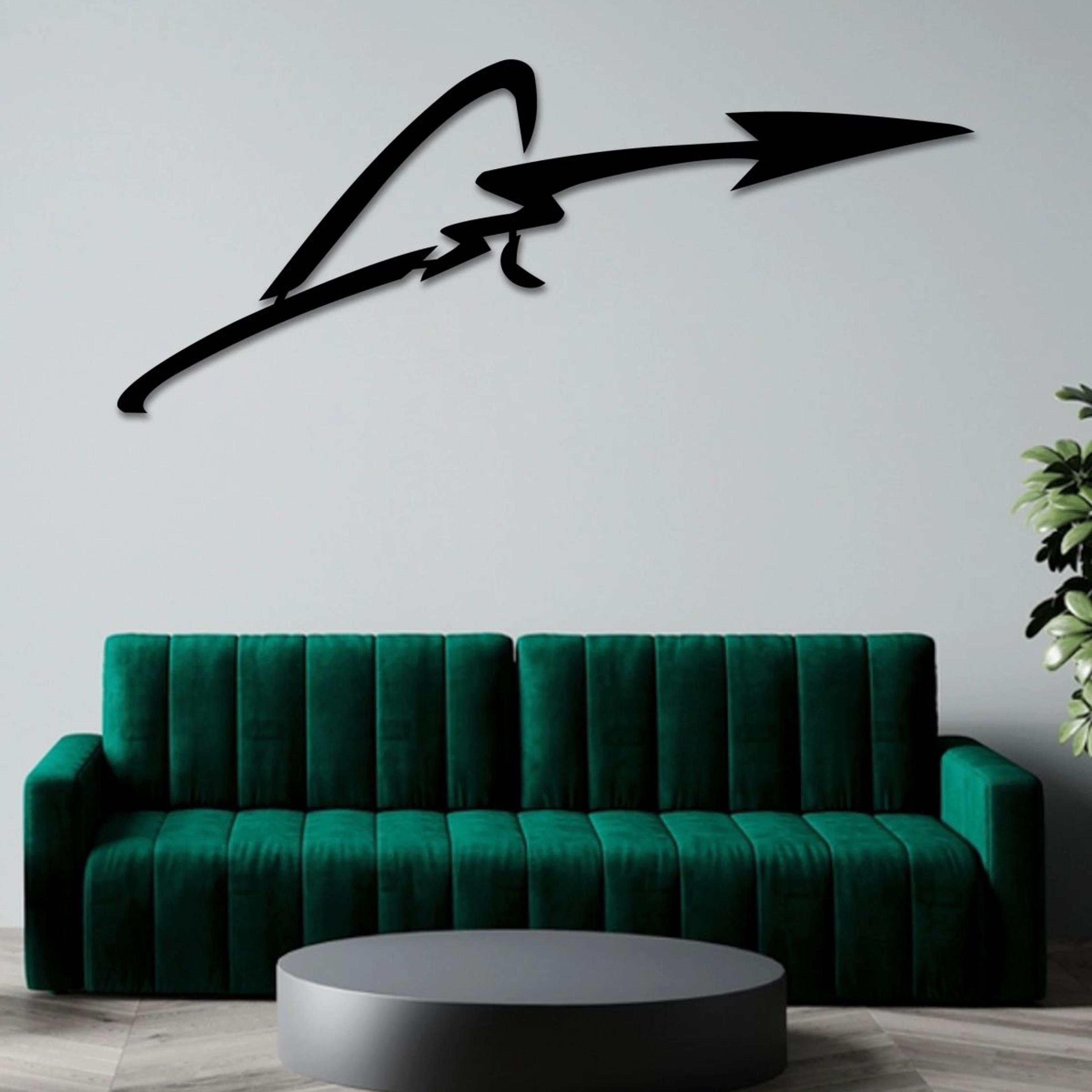 F1 FERNANDO ALONSO LOGO METAL WALL ART