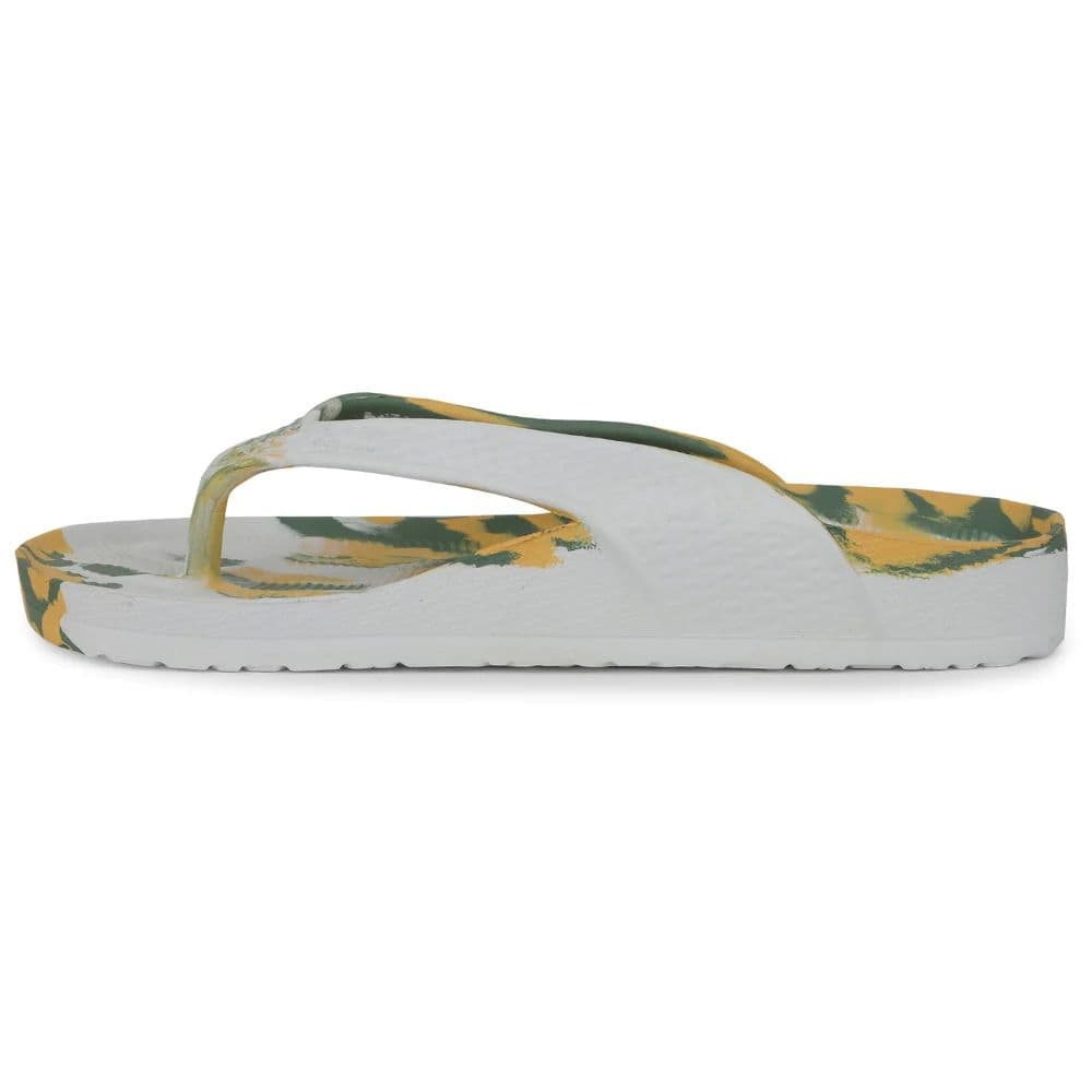 A-HA Yellow Casual Slipper For Men HAPPYFEET1 By Liberty — photo 3