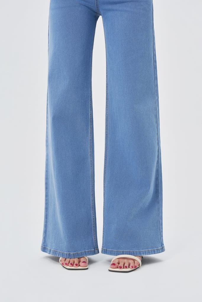 Wide Leg High Rise Jeans — photo 9