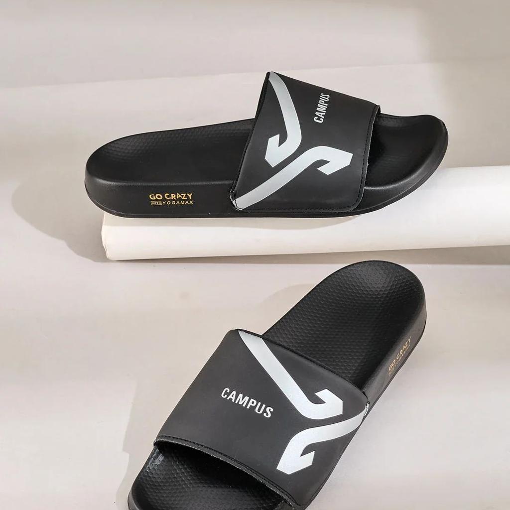 SL-476 Black Men's Slides