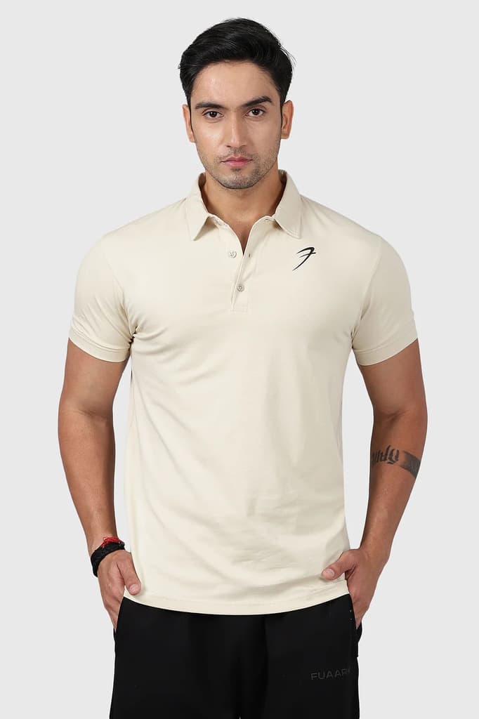 Polo T-shirt Beige — photo 4