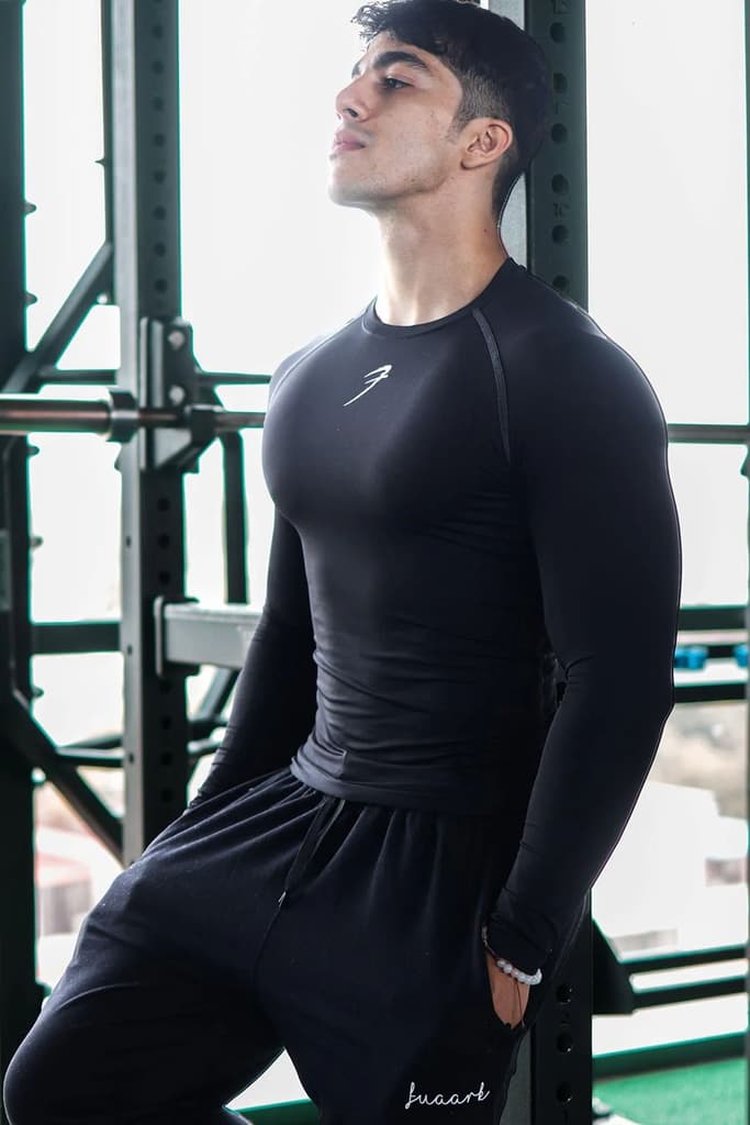 Compression Fullsleeves T-shirt Black — photo 4