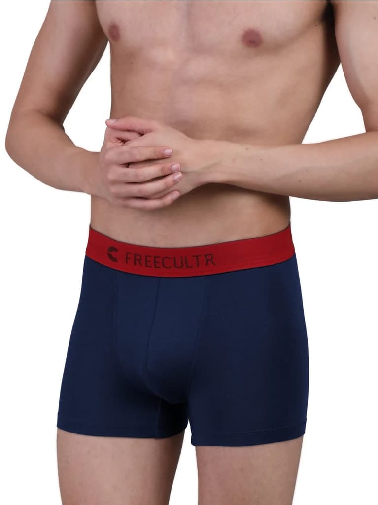 Luxury Limited Edition - Men's Anti-Bacterial Micro Modal Trunk (Pack of 1) — Blue / S