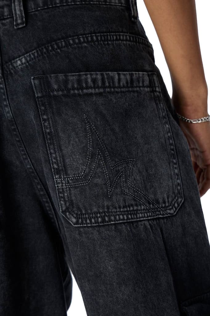 Machine Denim Cargo Pants_Royal Enfield x Urban Monkey — photo 2