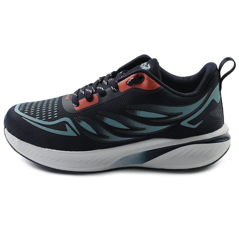Leap7x Navy Blue Sports Lacing Running Shoes For Men CASIO By Liberty — photo 3