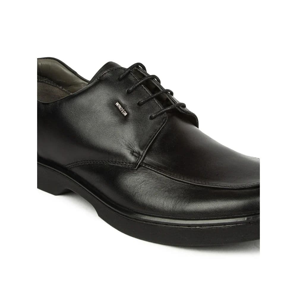 Windsor Black Lacing Formal Shoes For Men 2046-01 By Liberty — photo 5