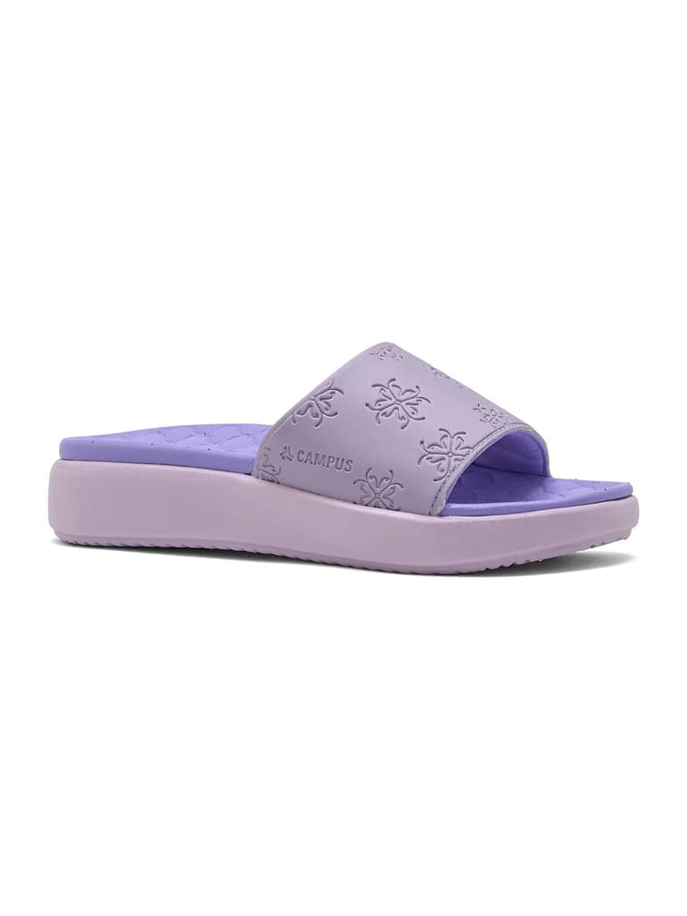 SL-490L Purple Women's Slides — Purple / 4