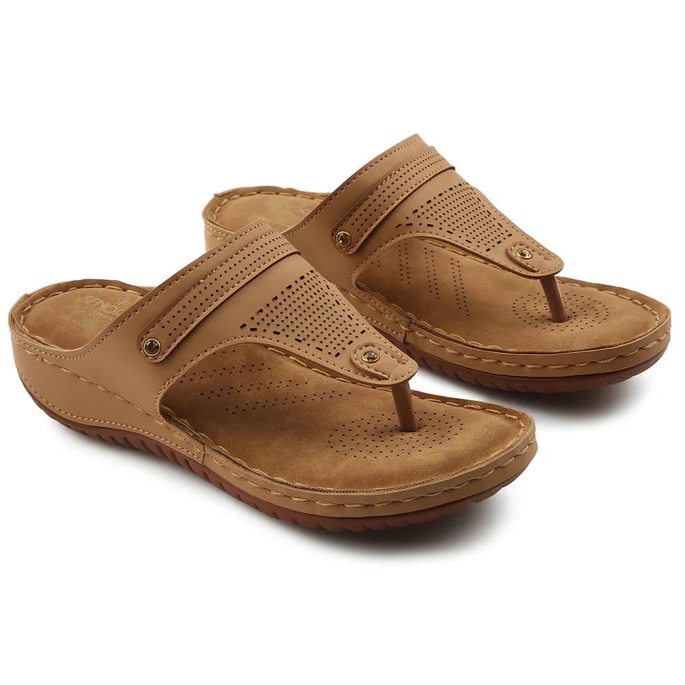 Senorita Beige Casual Slipper For Women S624-09 By Liberty — photo 5