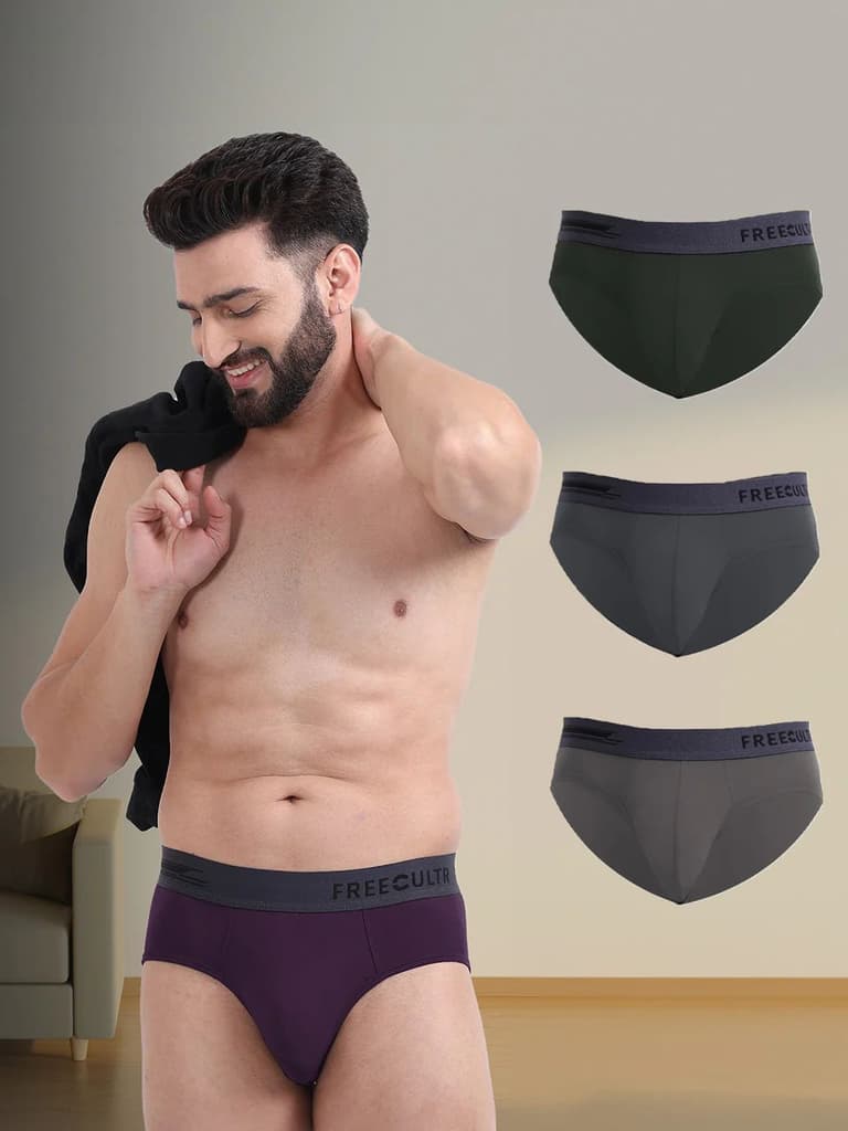 Men's Anti-Bacterial Micro Modal Brief (Pack of 4) — photo 12