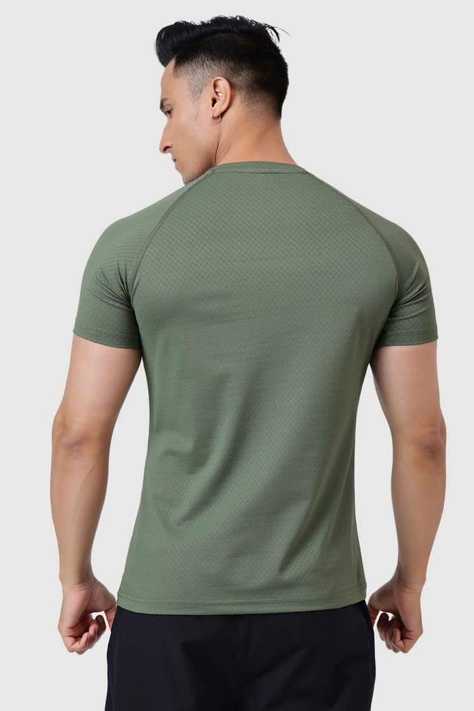 Grain T-shirt Olive — photo 7