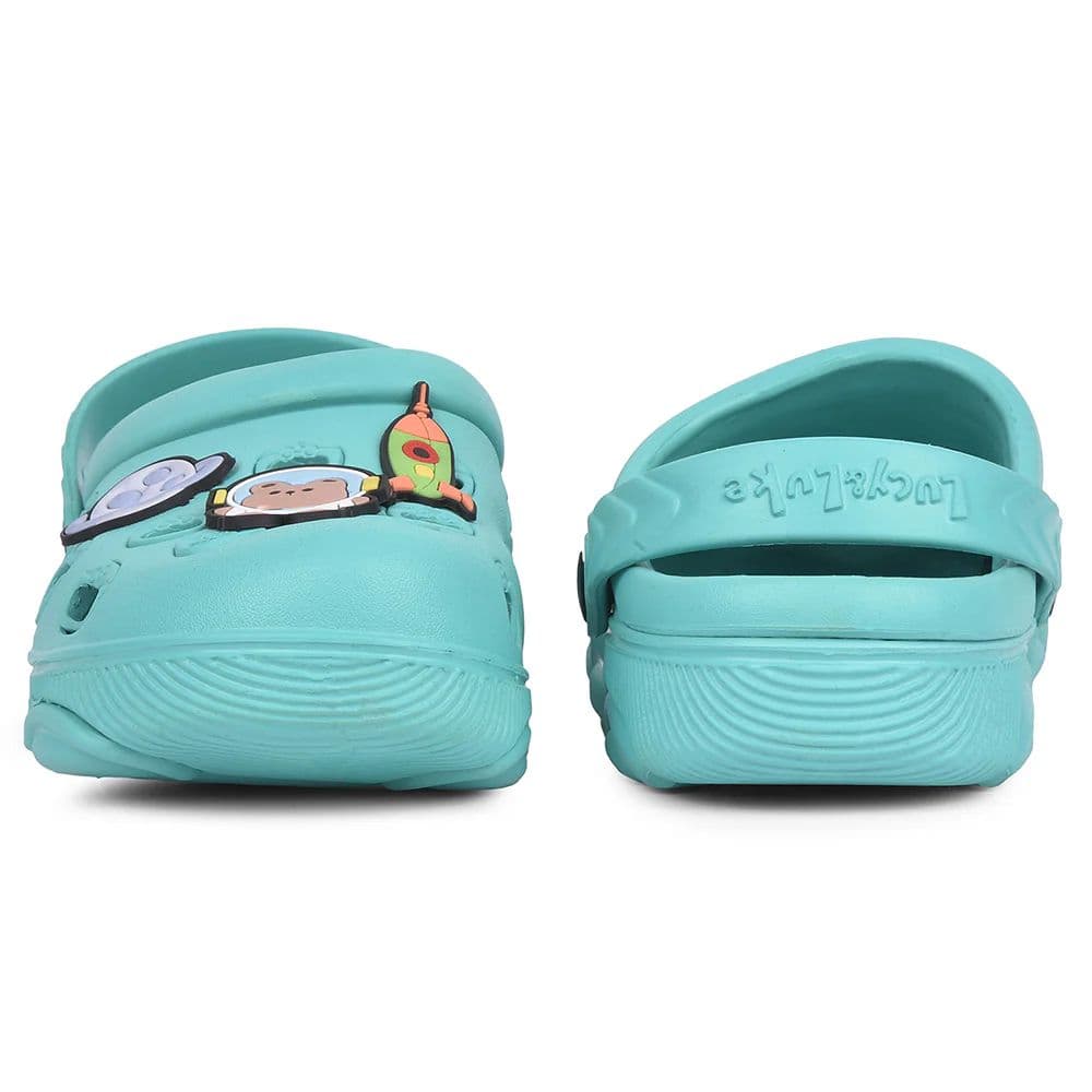 Lucy & Luke Green Slingback Clogs For Kids LPMXT-K834 By Liberty — photo 7