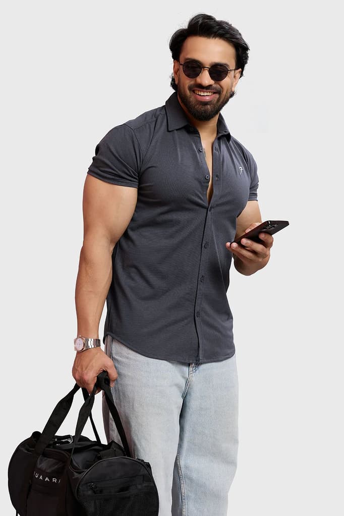 Aero Shirt Dark Grey — S