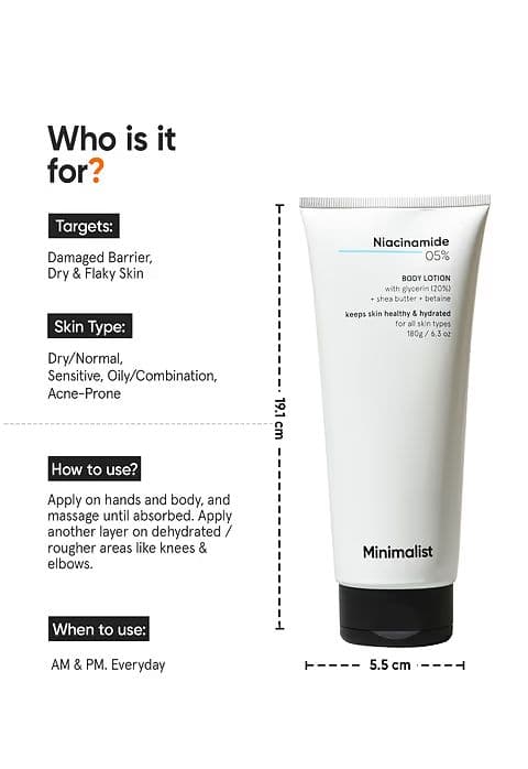 Niacinamide 5% Body Lotion