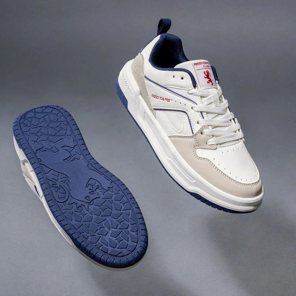 Sneakers for Men in Beige and Navy | Casual Shoes — photo 6