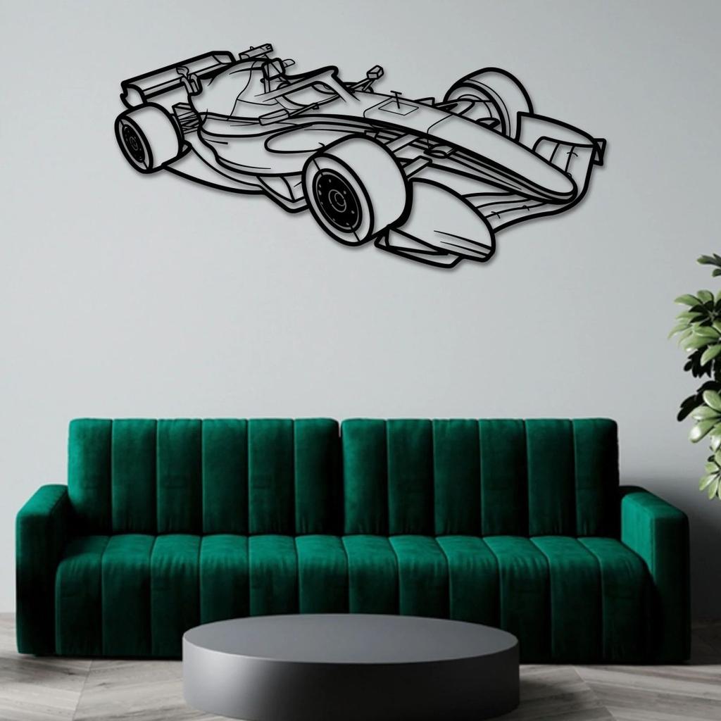 F1 2026 PERSPECTIVE ANGLE Metal Wall Art
