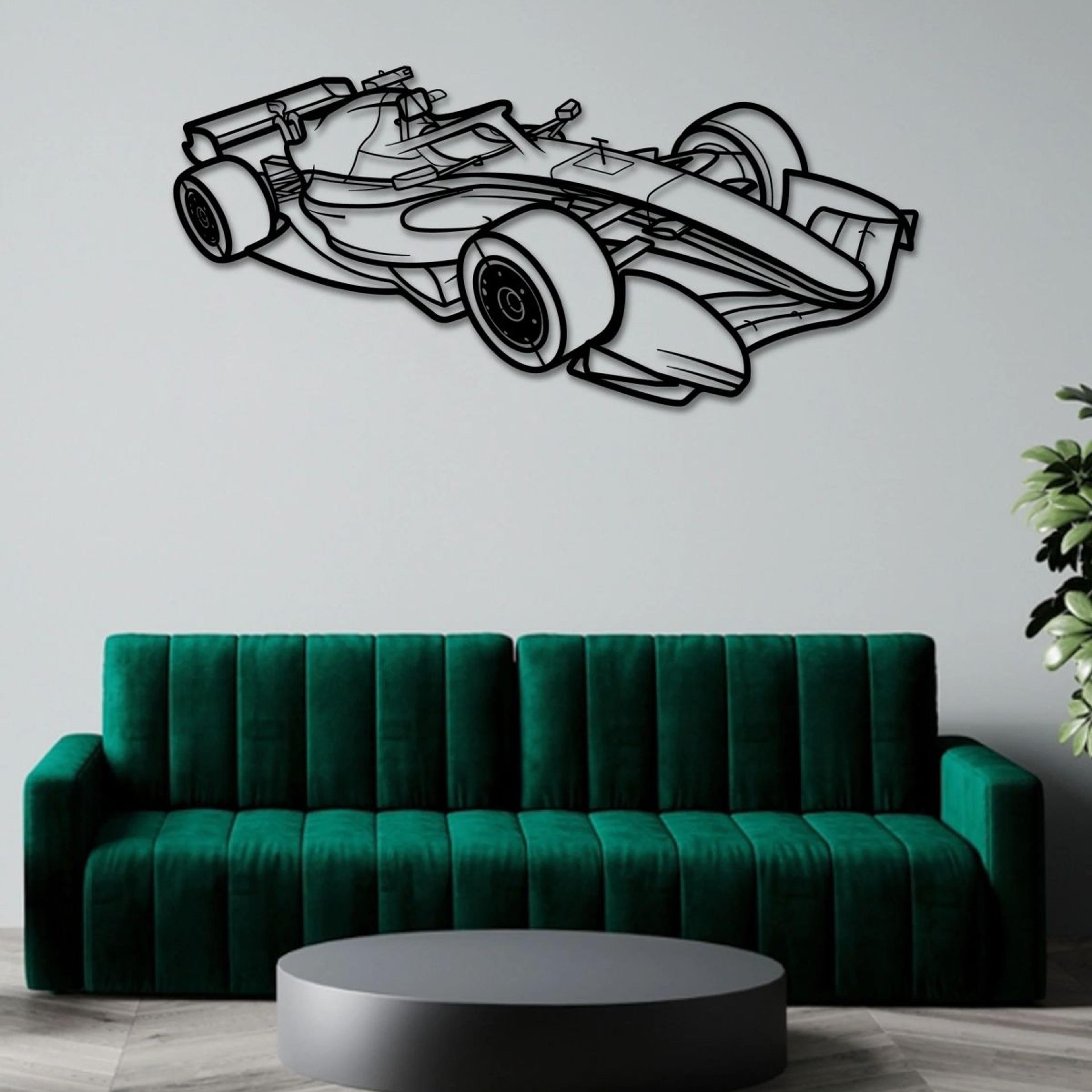 F1 2026 PERSPECTIVE ANGLE Metal Wall Art
