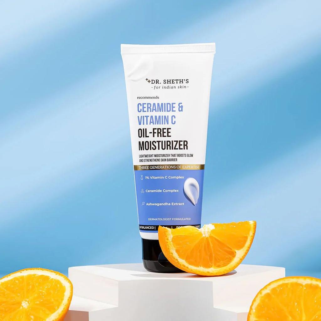 Ceramide & Vitamin C Oil-Free Moisturizer - 100g