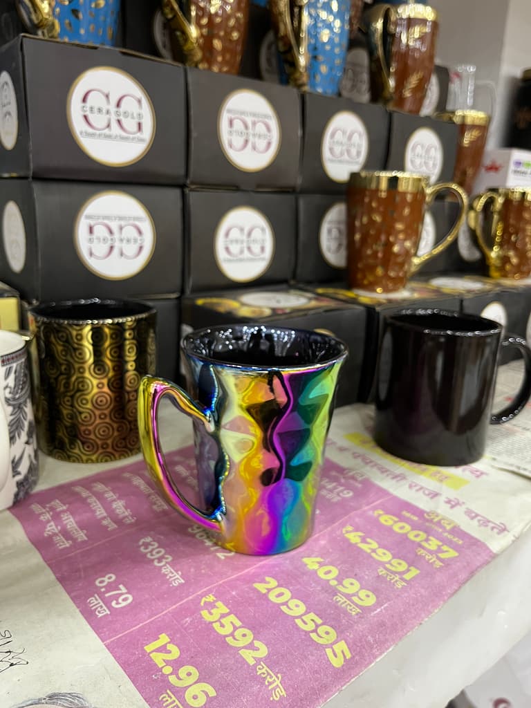 Rainbow Mug | Coffee Mug | Glass | Multi-colored