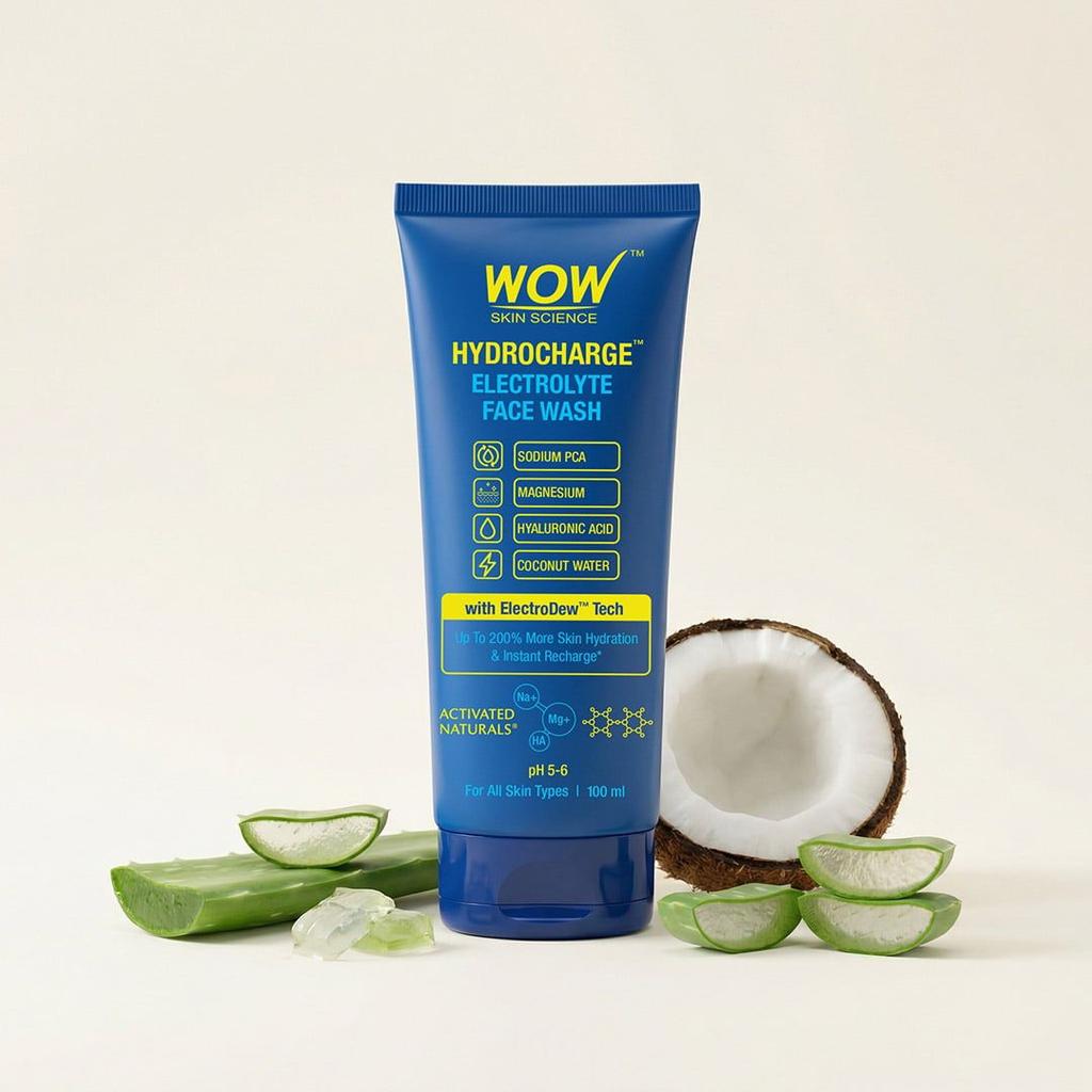 HydroCharge Electrolyte Face Wash Intense Hydration Cleanser
