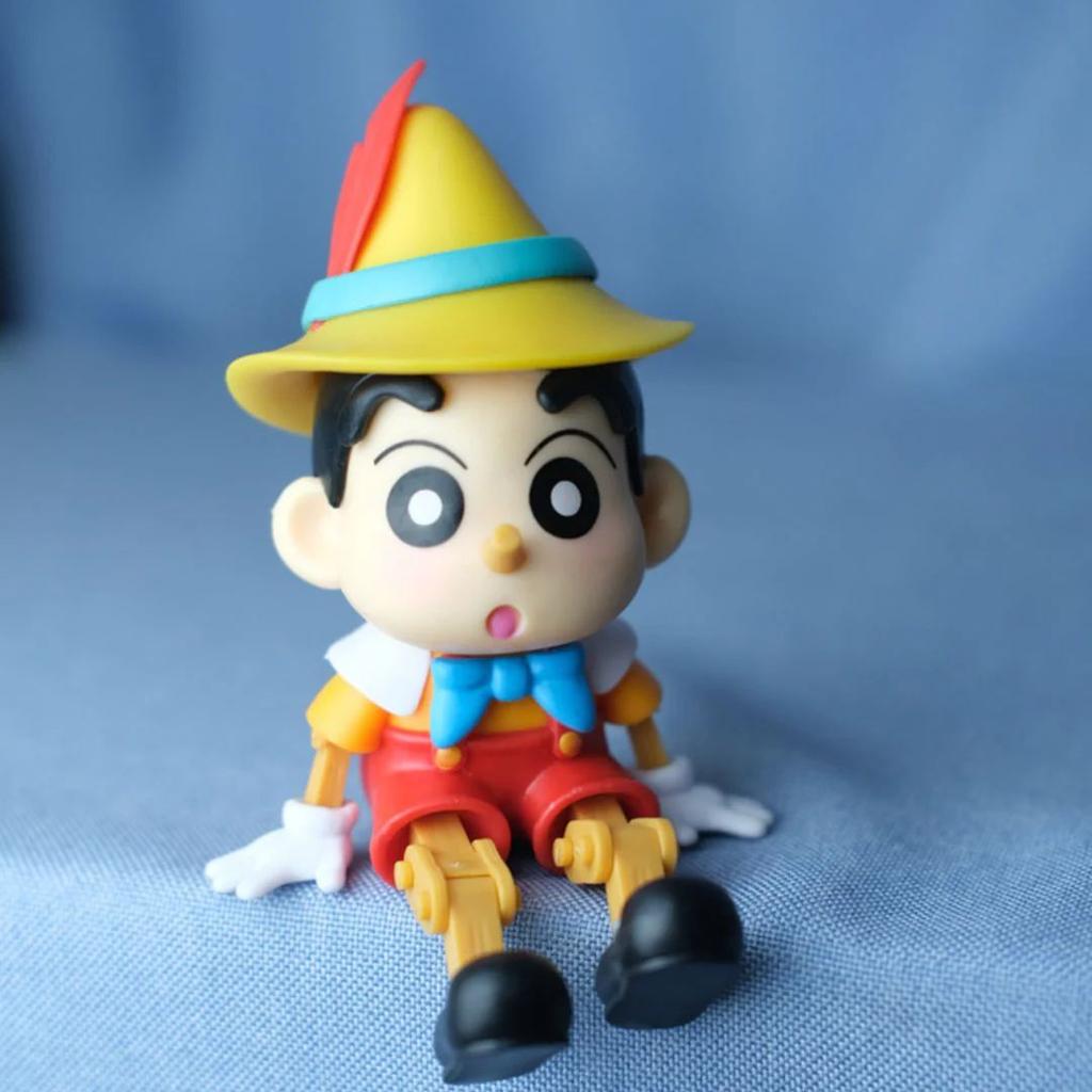 Shinchan Puppet Style Figurine | Cute Pinocchio Shinchan