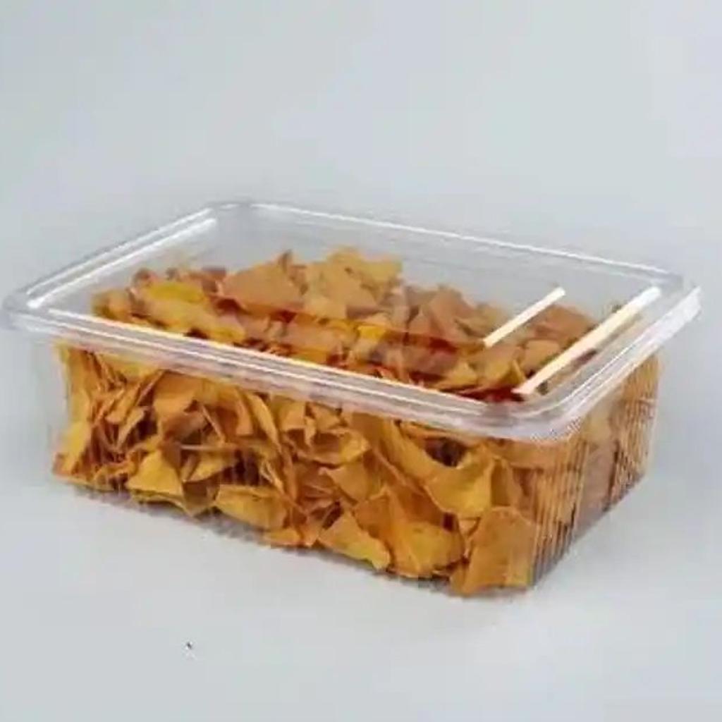 Plastic Hinge Box | Pack Of 10 | 500 ml | Tempware
