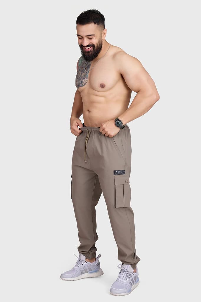 Script Cargo Joggers Brown — photo 2