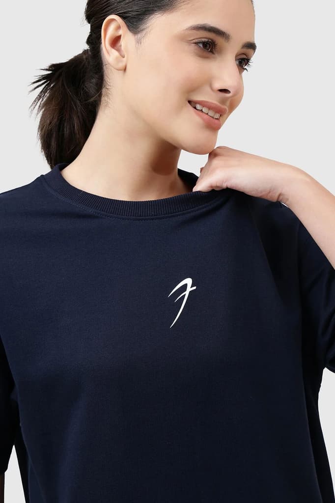 Ignite Oversized T-shirt Navy — photo 3