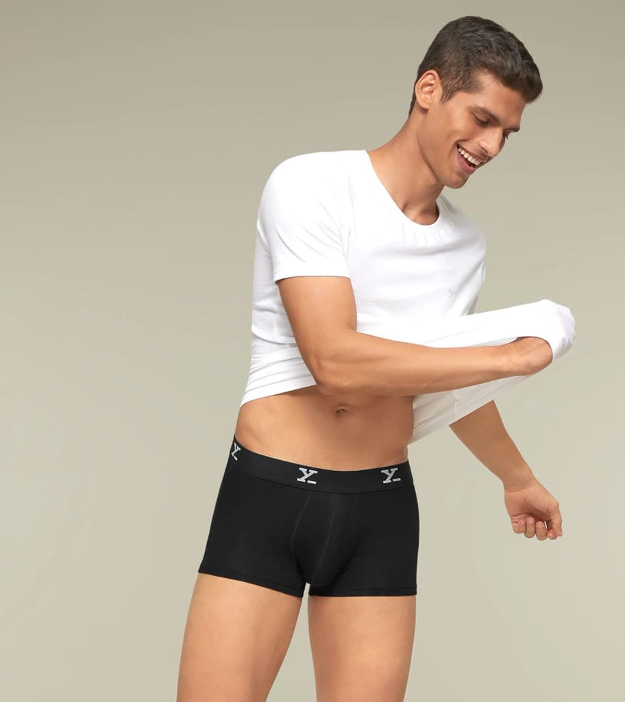 Ace Modal Trunks Pack of 3 (Black, Navy Blue, Red) — photo 5
