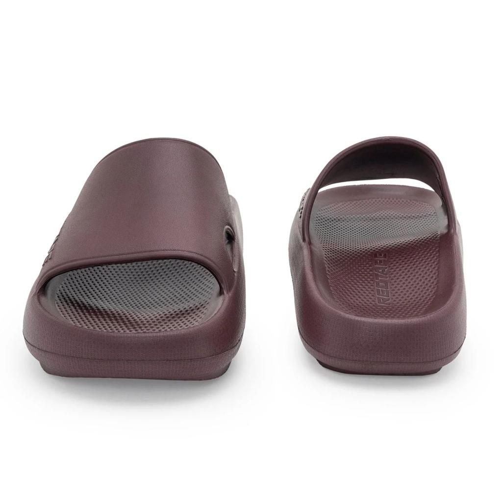 Mens Sliders in Wine | Casual Pool Sliders — photo 4