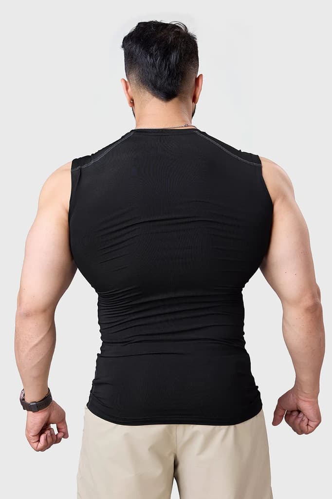 Compression Sleeveless Tank Black — photo 6