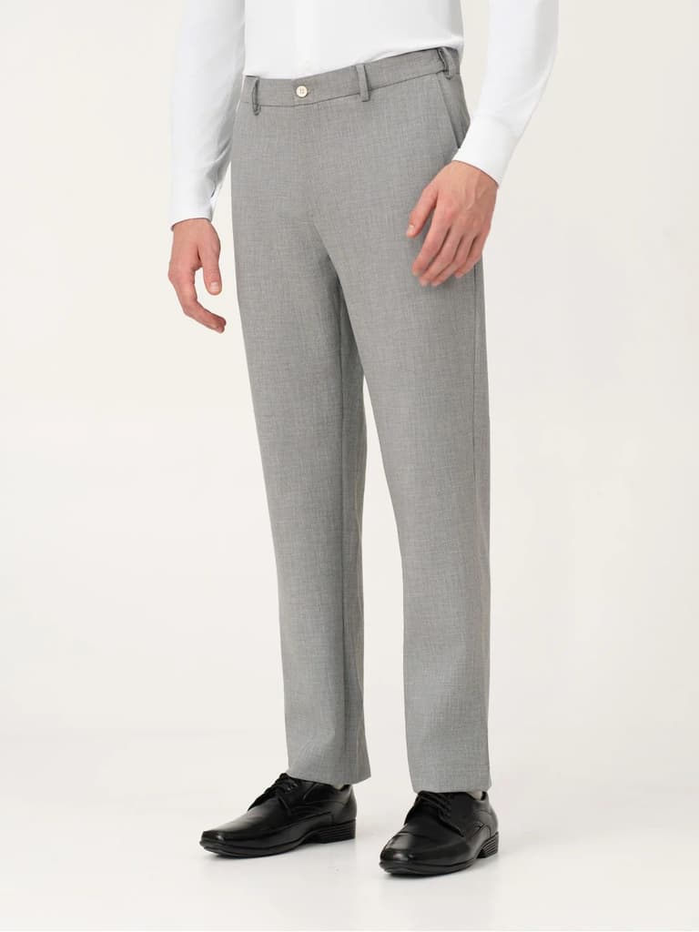 Director Grey Pro.Stretch Formal Trousers