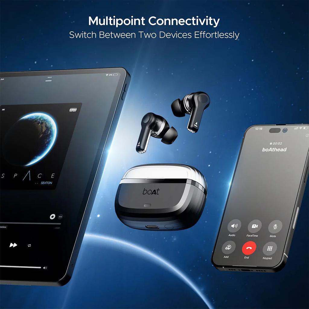 boAt Nirvana Space | TWS Earbuds with boAt 360º Spatial Audio, 32dB Active Noise Cancellation — photo 10