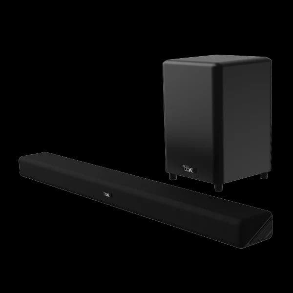 boAt Aavante Bar 4100DA | Soundbar with 300W RMS boAt Signature Sound, 3.1.2 Channel Surround Sound, Bluetooth v5.3 — Premium Black