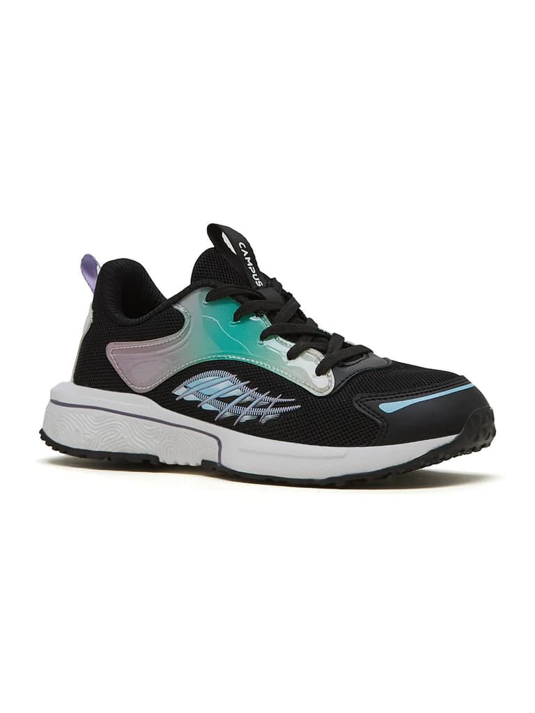 VIRTU KIDS Black Kids Running Shoes — Black / 1