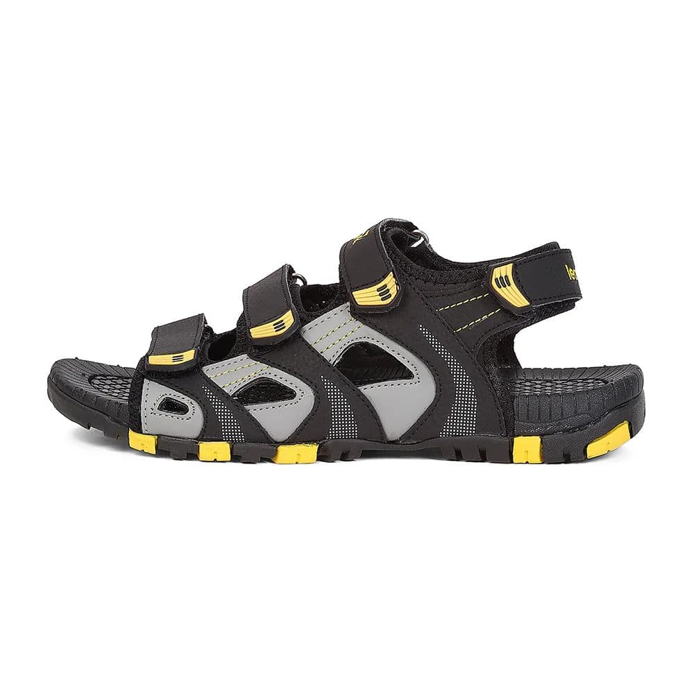 Leap7X ALBERT-1 Black Sports Velcro Sandals for Men by Liberty — photo 5
