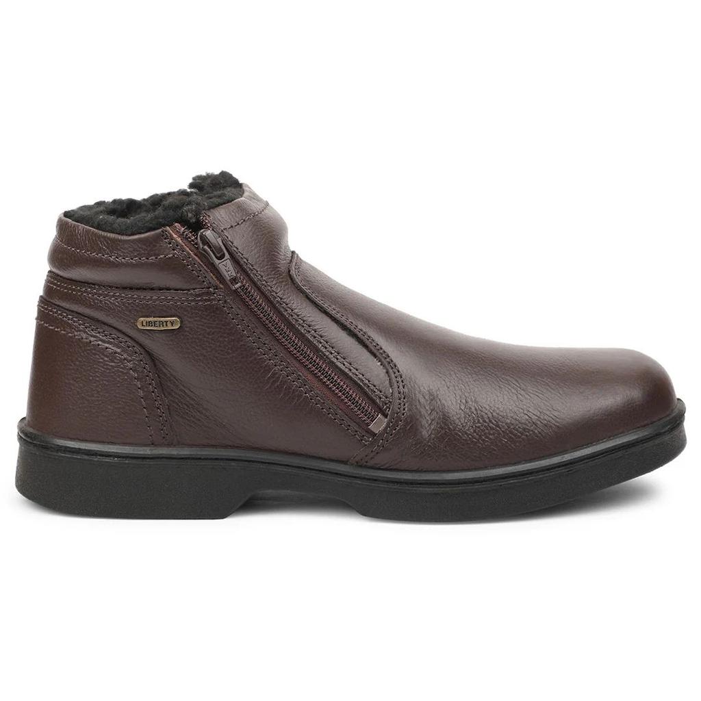 Windsor Brown Casual Non Lacing Boots For Mens 2046-133 By Liberty — photo 2