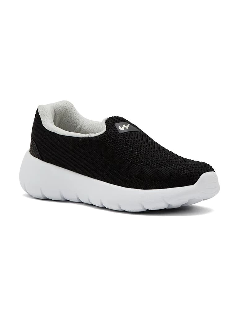 STEEVY KIDS Black Kids Walking Shoes — Black / 11