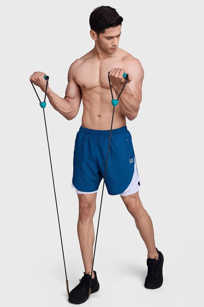 2 in 1 Mesh Shorts Teal — photo 5
