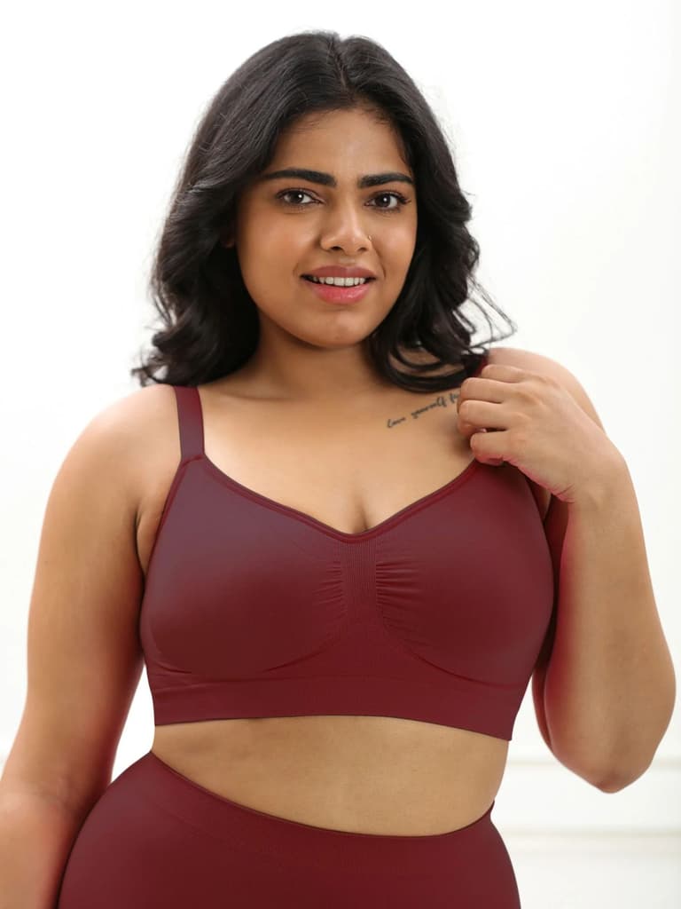 Wireless Shaping Bra - Seamless Non-Padded Wireless T Shirt Bra with Full Coverage — photo 13