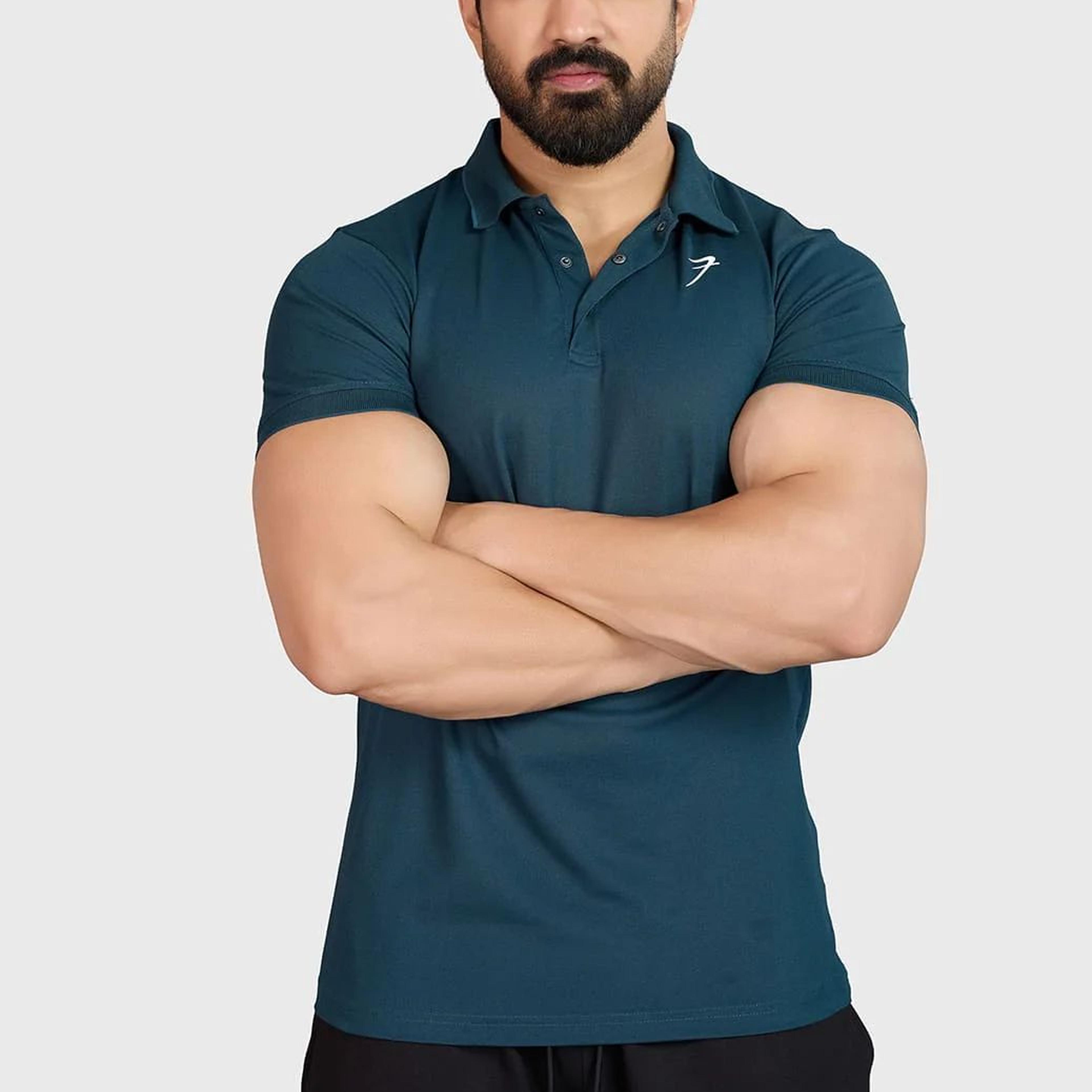 Aura Polo T-shirt Teal